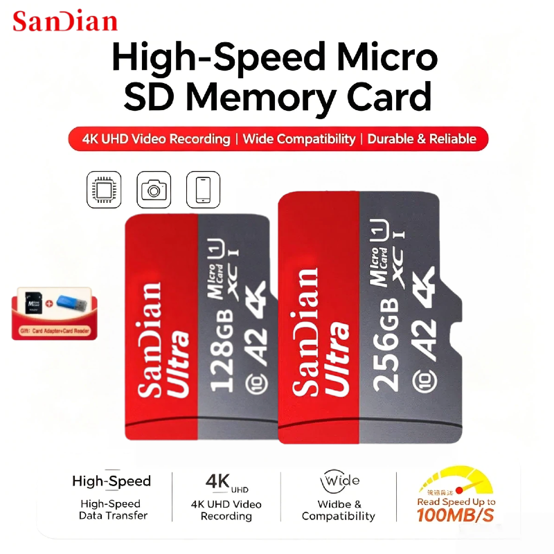 Microsd Card Tablet - Class10 Memory Card Mini TF SD