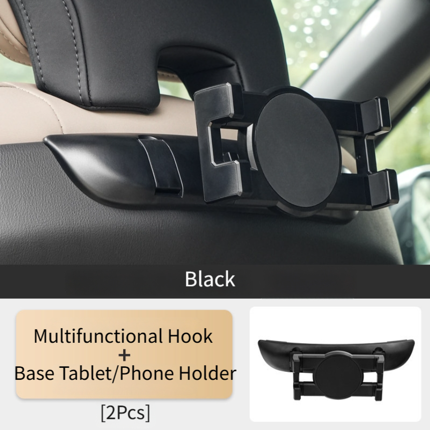 Tablet Accessories Must Have - 1x Black Car Rear Seat Tablet