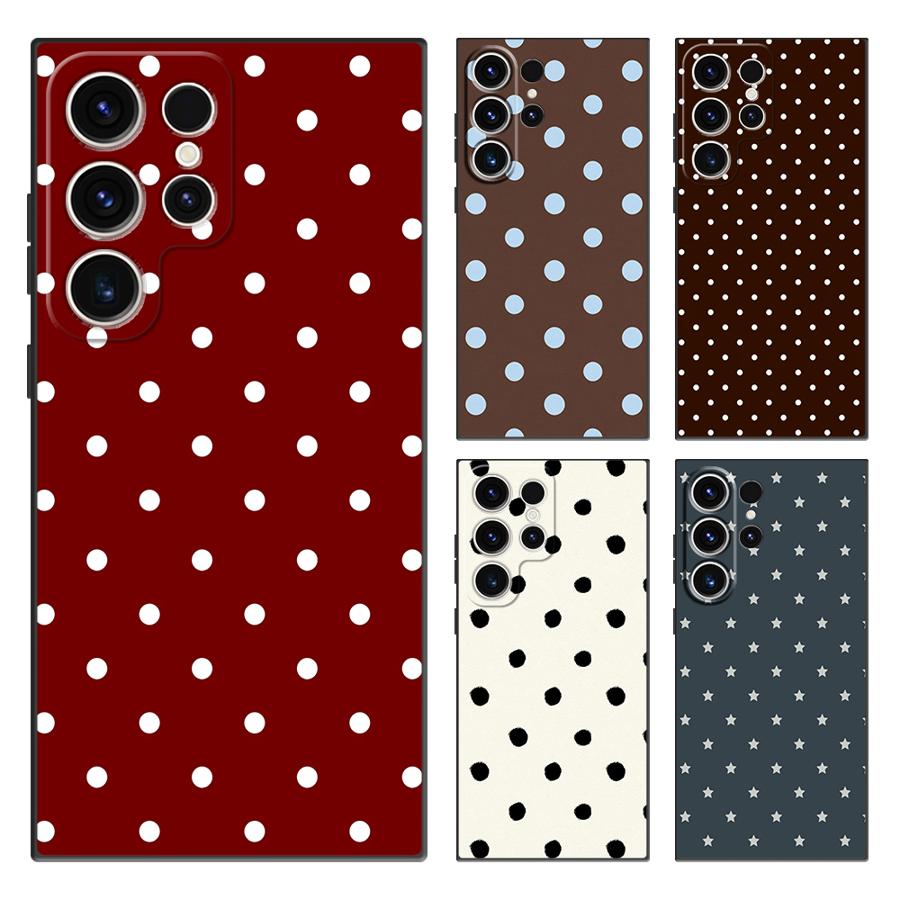 Retro Polka Dots Funda Phone C – обзор и цена Tablet S9 Fe Accessories