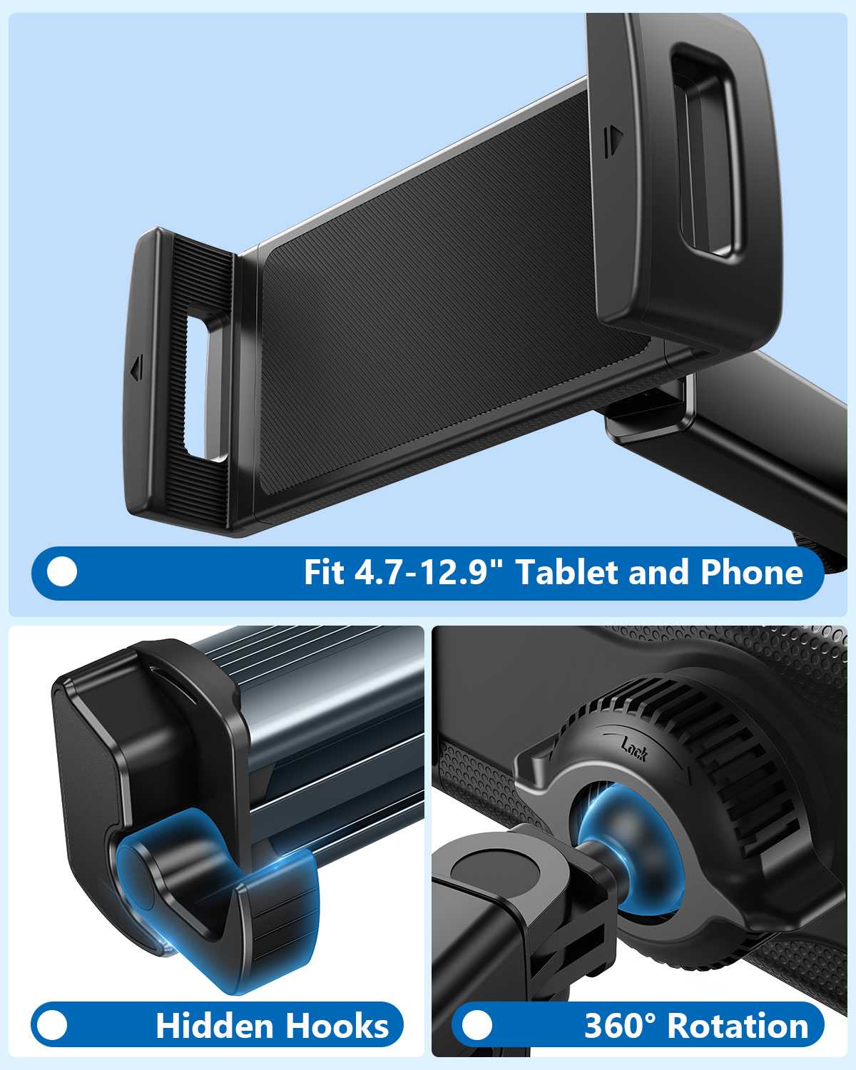 Hipacool Car Tablet Holder Sta – обзор и цена Tablet Accessories Must Have