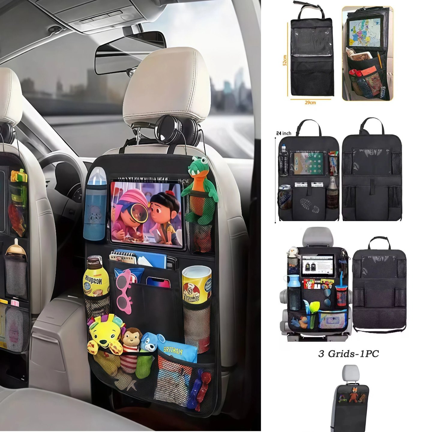 Car Seat Organizer Multifuncti – обзор и цена Tablet Accessories Must Have