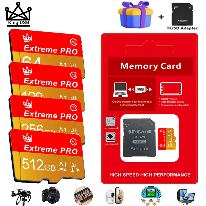 Class 10 Micro TF 256GB 512GB  – обзор и цена Microsd Card Tablet