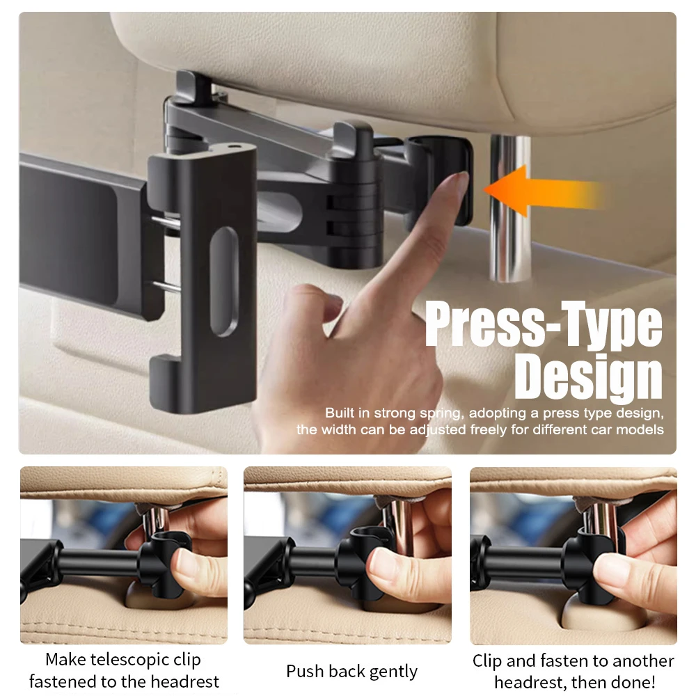 Foldable Car Phone Holder Back – обзор и цена Tablet Accessories Must Have