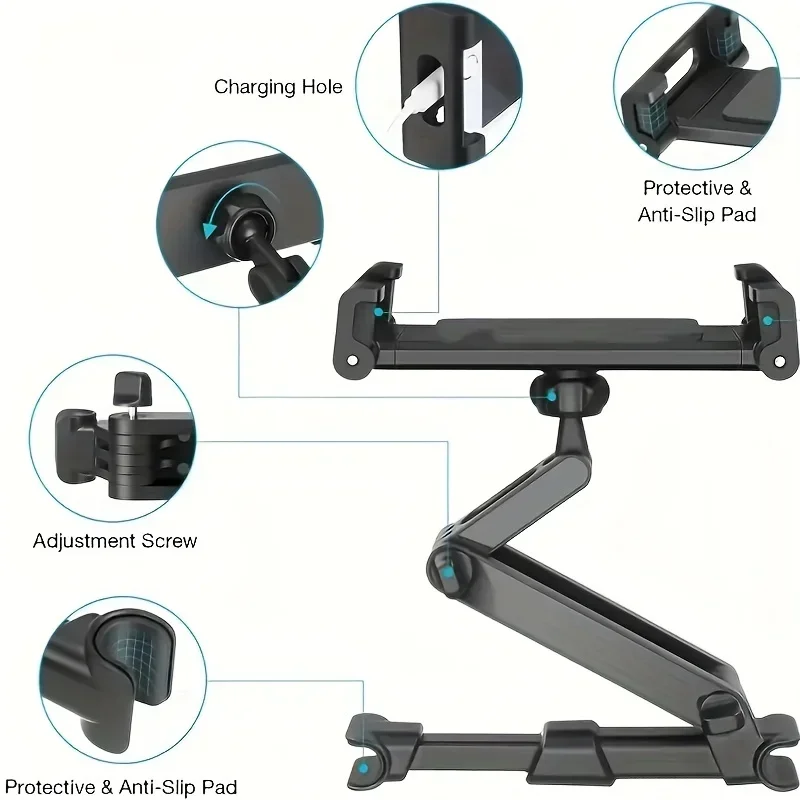 Foldable Car Phone Holder Back – обзор и цена Tablet Accessories Must Have