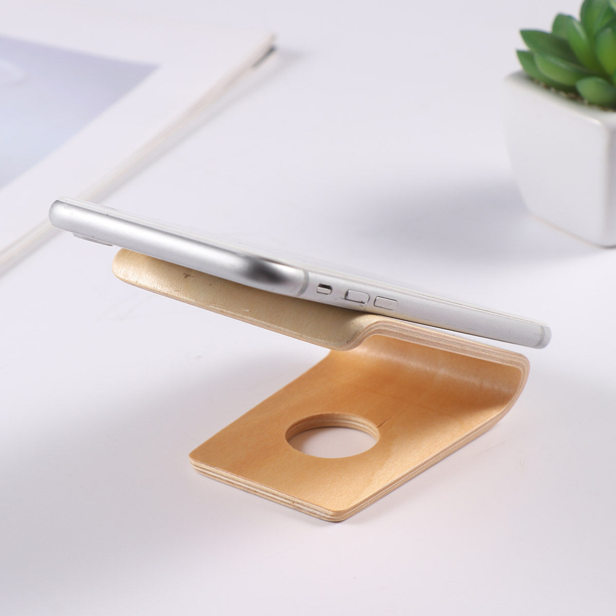 Portable Wooden Mobile Phone S – обзор и цена Tablet Stand Accessories