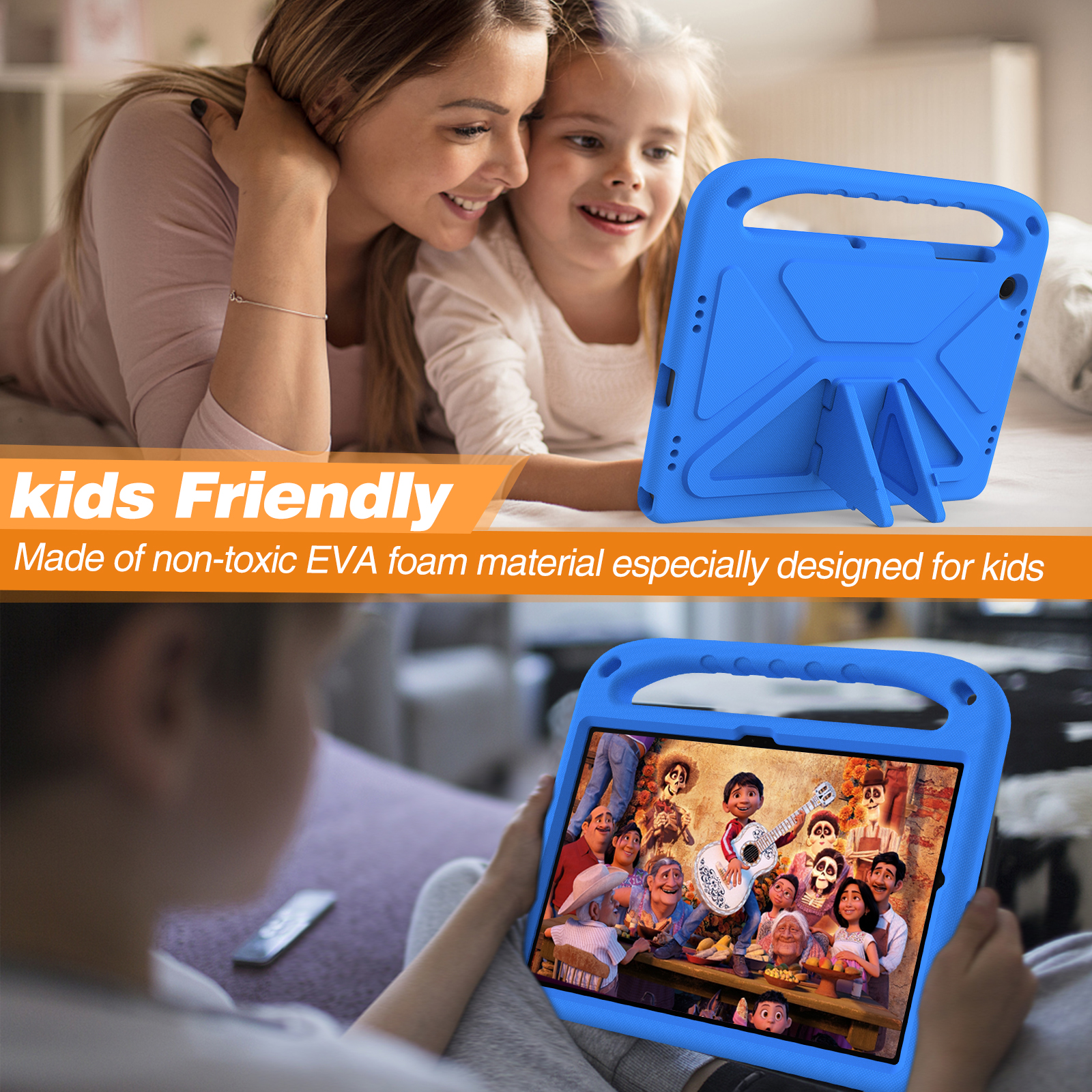 Kids EVA Stand Case For Samsun – обзор и цена Tablet S9 Fe Accessories