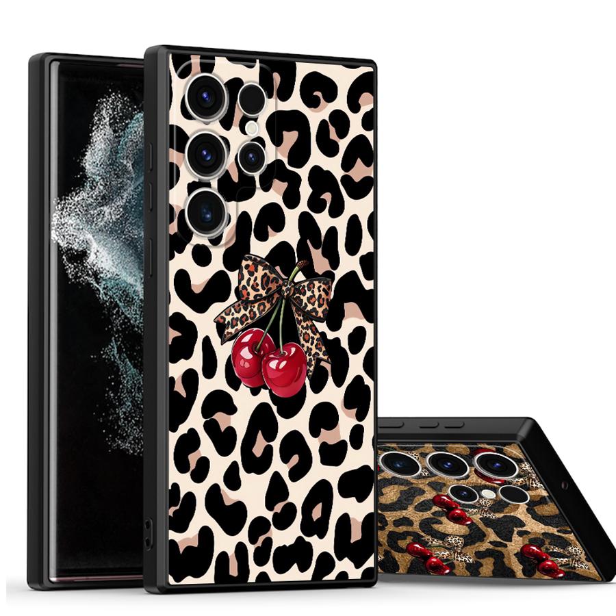 Leopard Cherry Funda Phone Cov – обзор и цена Tablet S9 Fe Accessories