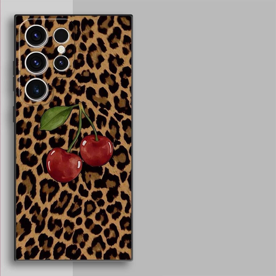 Leopard Cherry Funda Phone Cov – обзор и цена Tablet S9 Fe Accessories