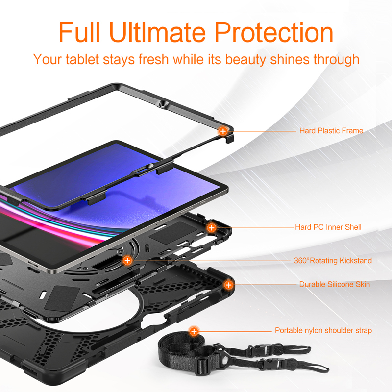 Heavy Duty Shockproof Case For – обзор и цена Tablet S9 Fe Accessories