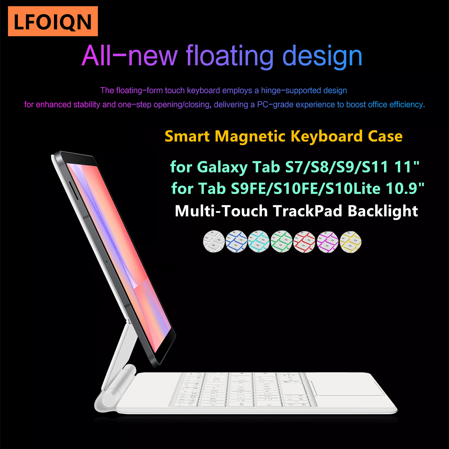 LFOIQN Magic Keyboard for Sams – обзор и цена Tablet S9 Fe Accessories