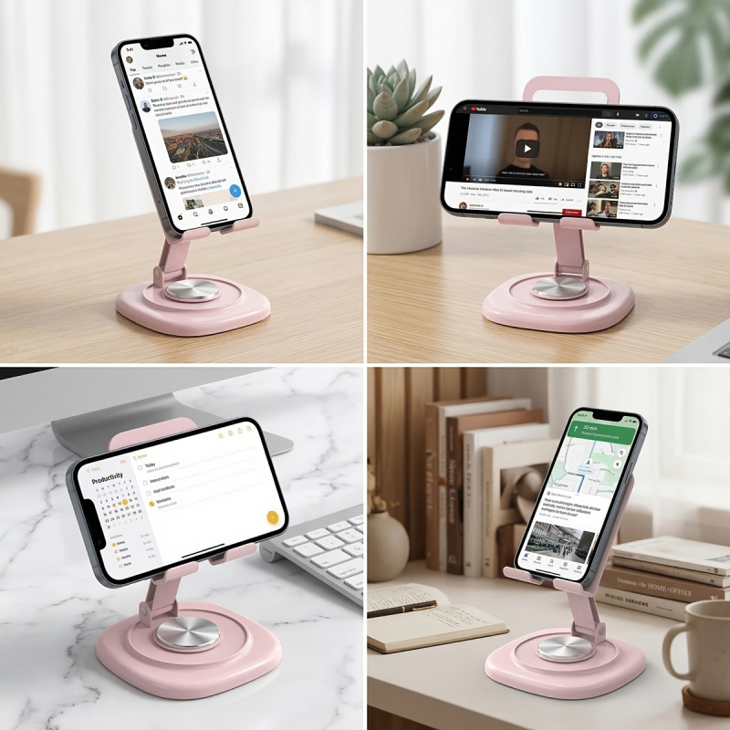 Macaron Desktop Metal Rotating – обзор и цена Tablet Stand Accessories