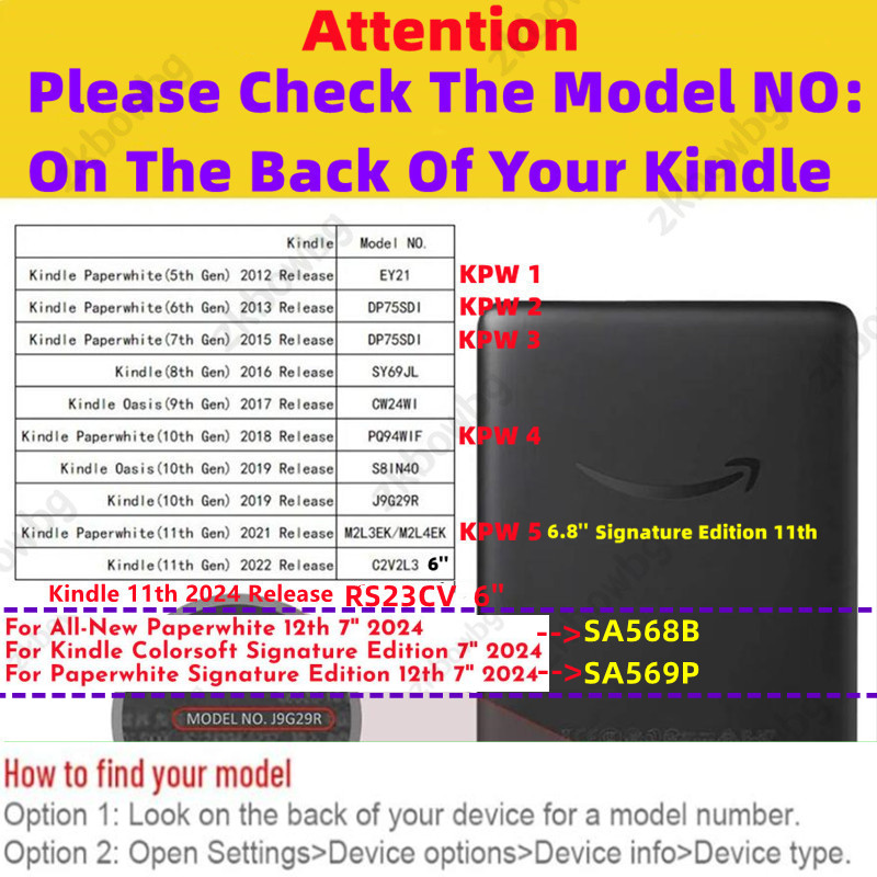 Funda for 2024 RS23CV Kindle C – обзор и цена Kindle Tablet Accessories