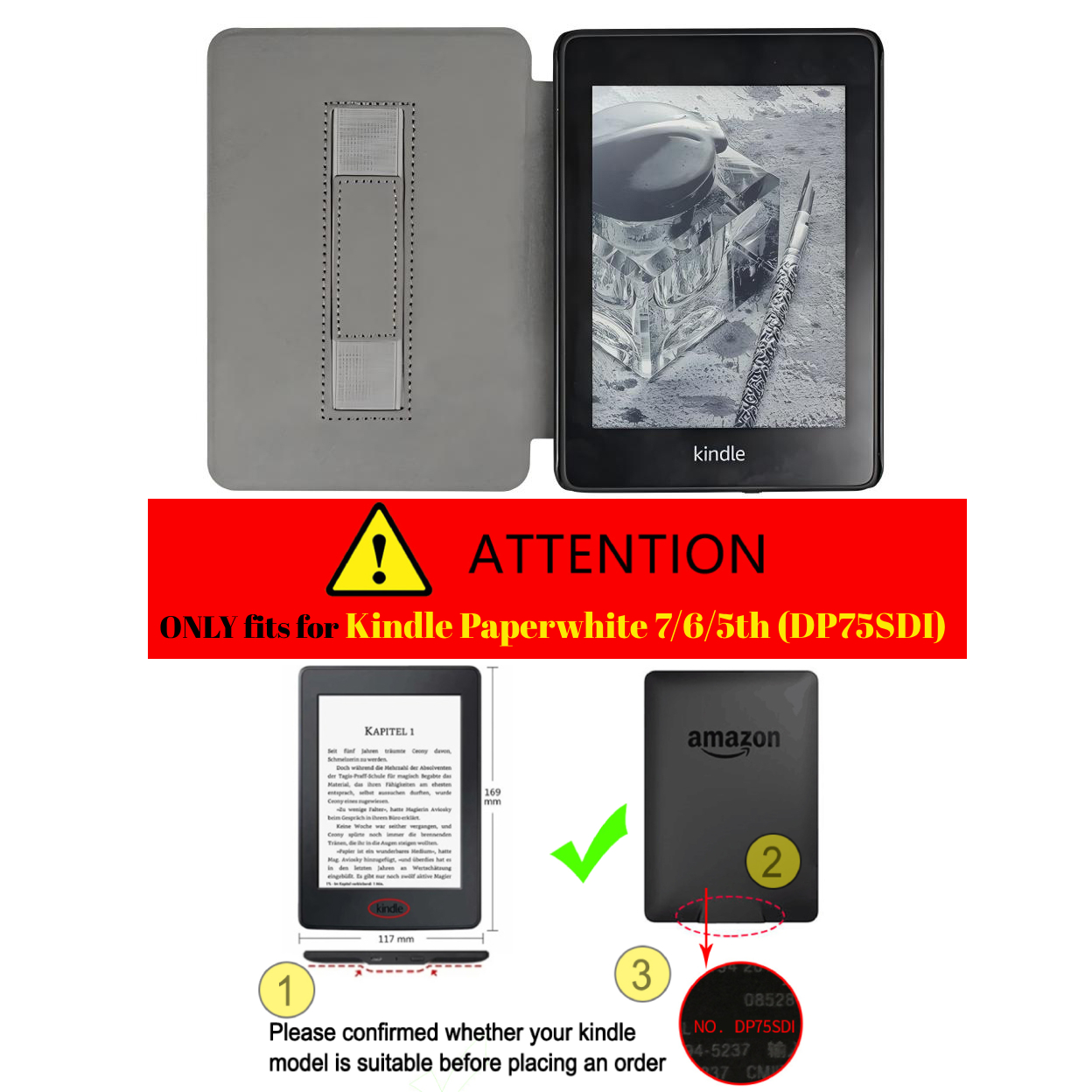 For Kindle Paperwhite 7th 6th  – обзор и цена Kindle Tablet Accessories