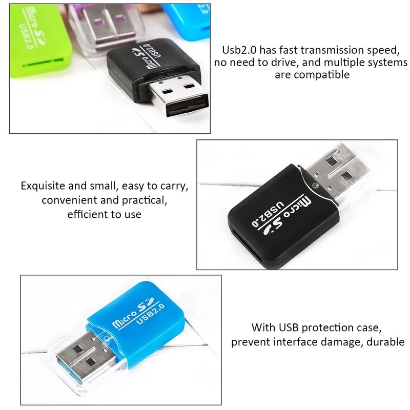 Portable Mini USB 2.0 TF micro – обзор и цена Microsd Card Tablet