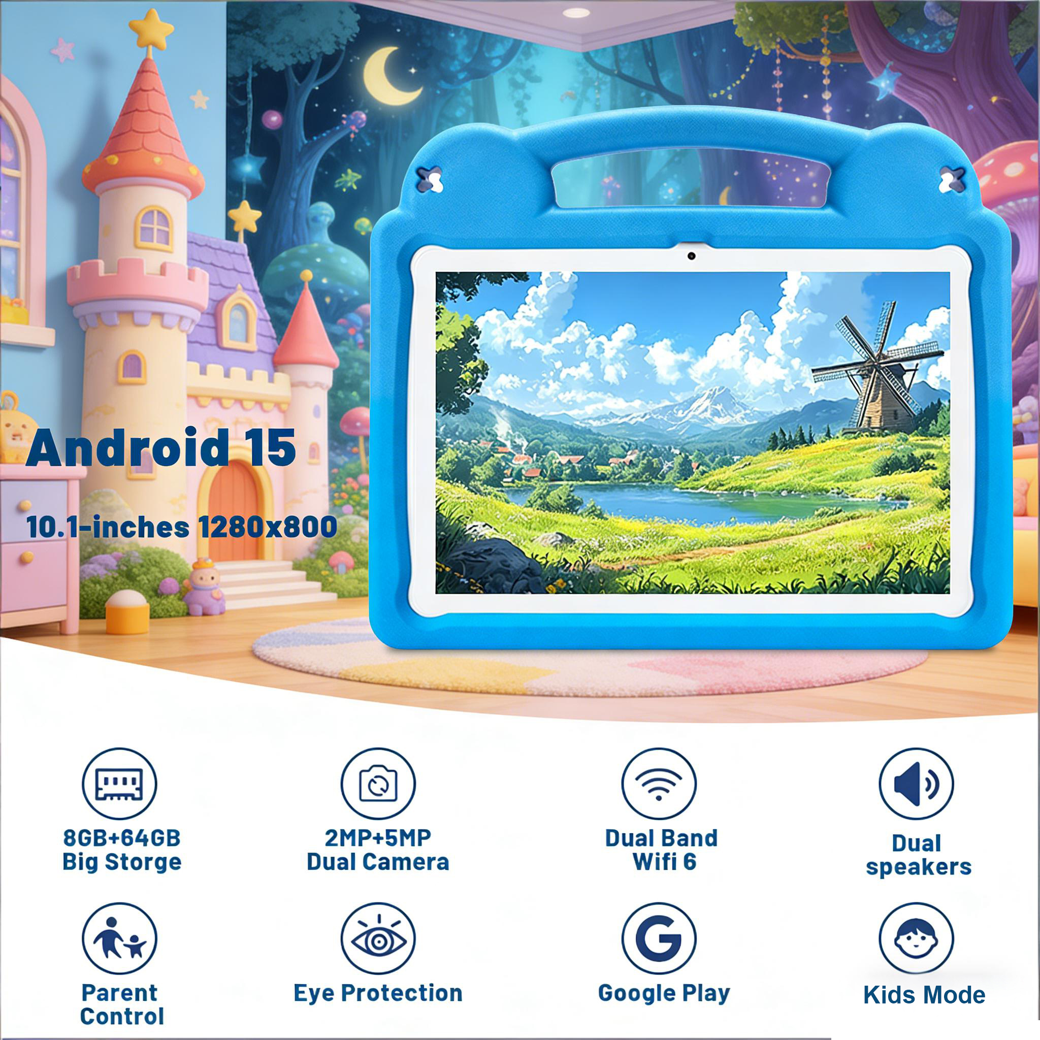 ANRY R16Pro Kids Tablet 10 Inc – обзор и цена Microsd Card Tablet